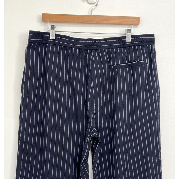 Eileen Fisher Cropped Wide Leg Tencel Pants Elastic Waist Lightweight - Large - Picture 6 of 14